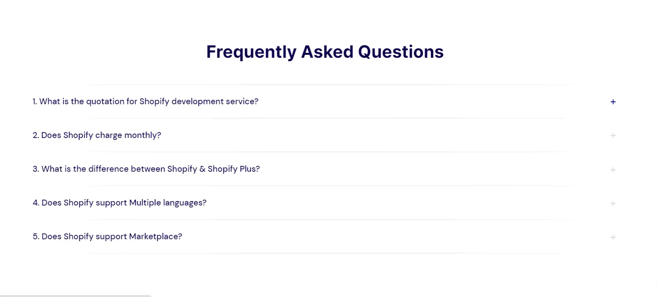 FAQ page Shopify store launch checklist