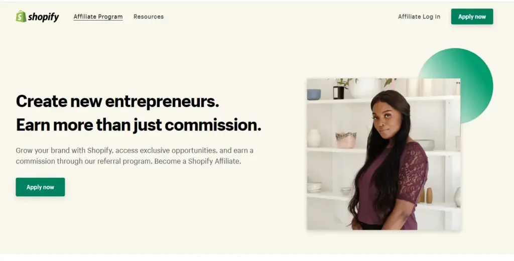 best Shopify affiliate program