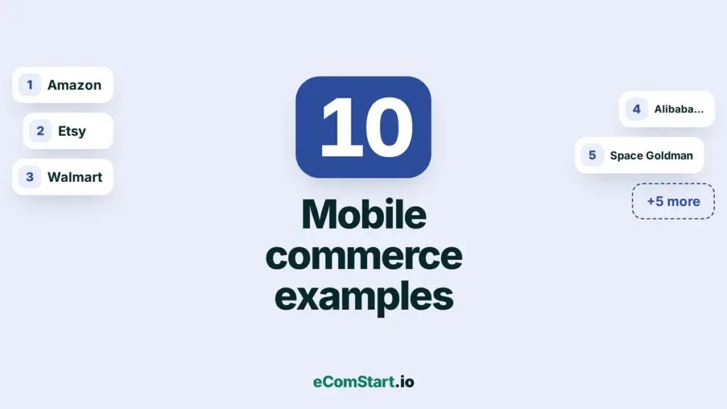 Mobile commerce examples - list cover