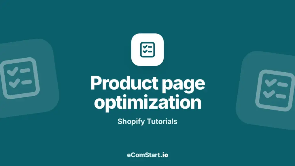 Product page optimization - guide cover