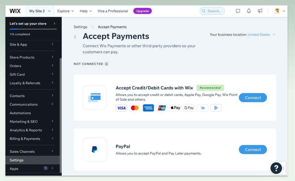 wix-payment-methods