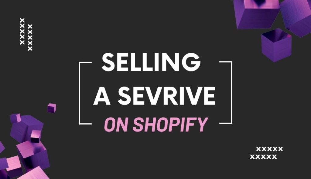 selling a service on shopify