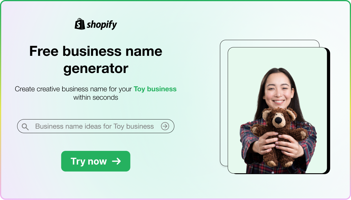 Free business name generator banner