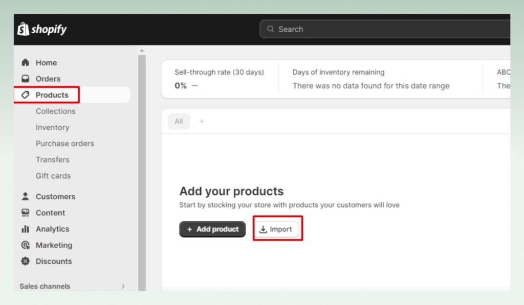 Import-data-from-WooCommerce-to-Shopify-store
