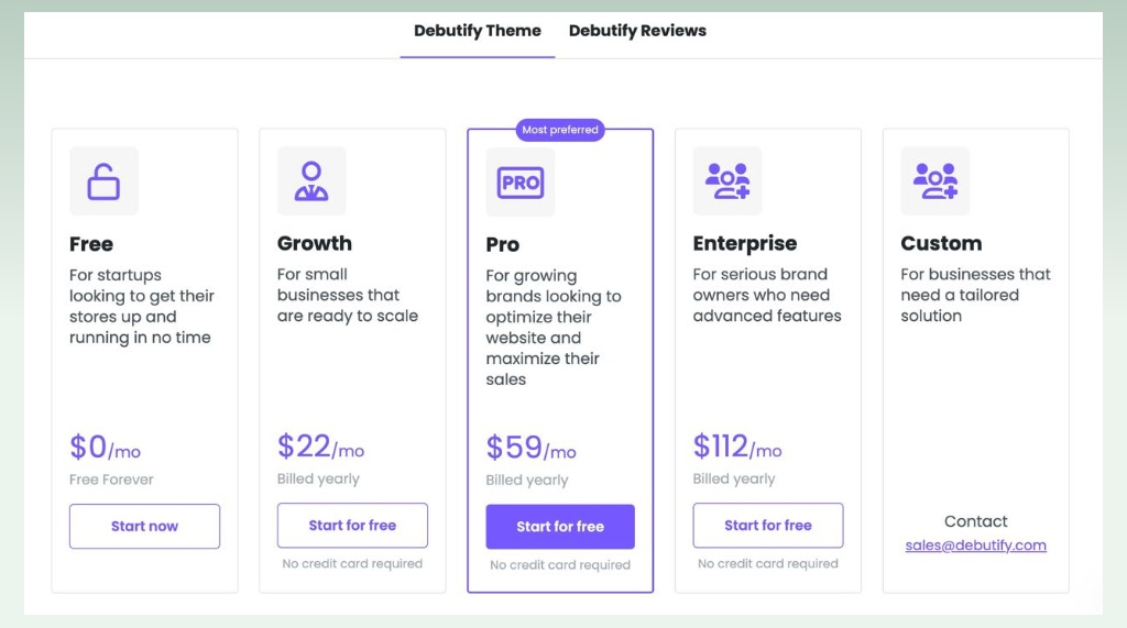 debutify-shopify-theme-pricing