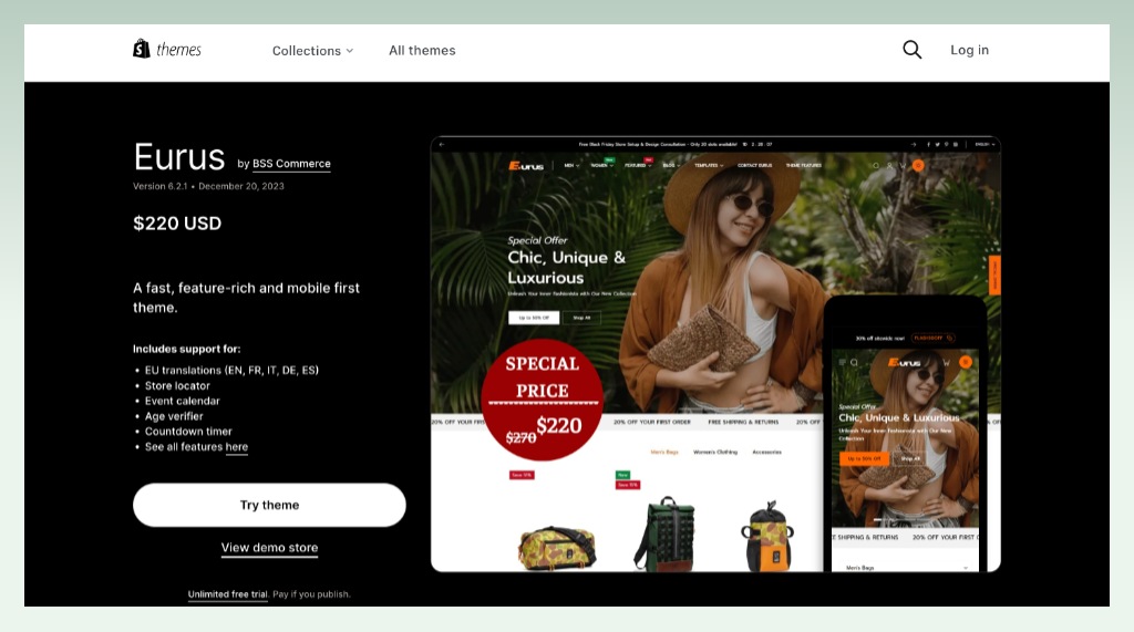 eurus-theme-best-shopify-themes-for-dropshipping