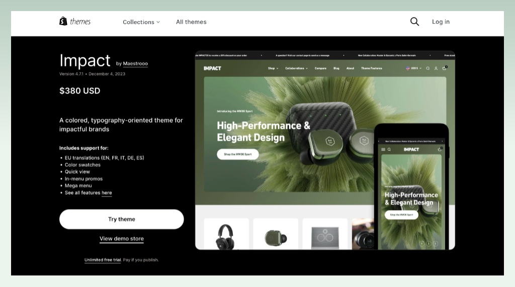 impact-theme-best-shopify-themes-for-dropshipping