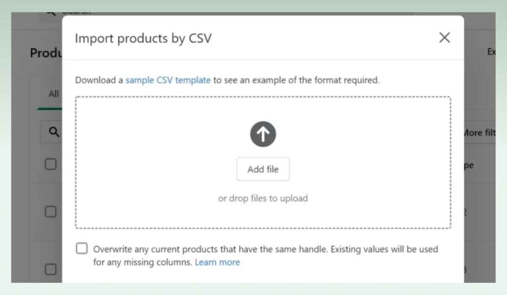 Import-data-from-Etsy-to-Shopify