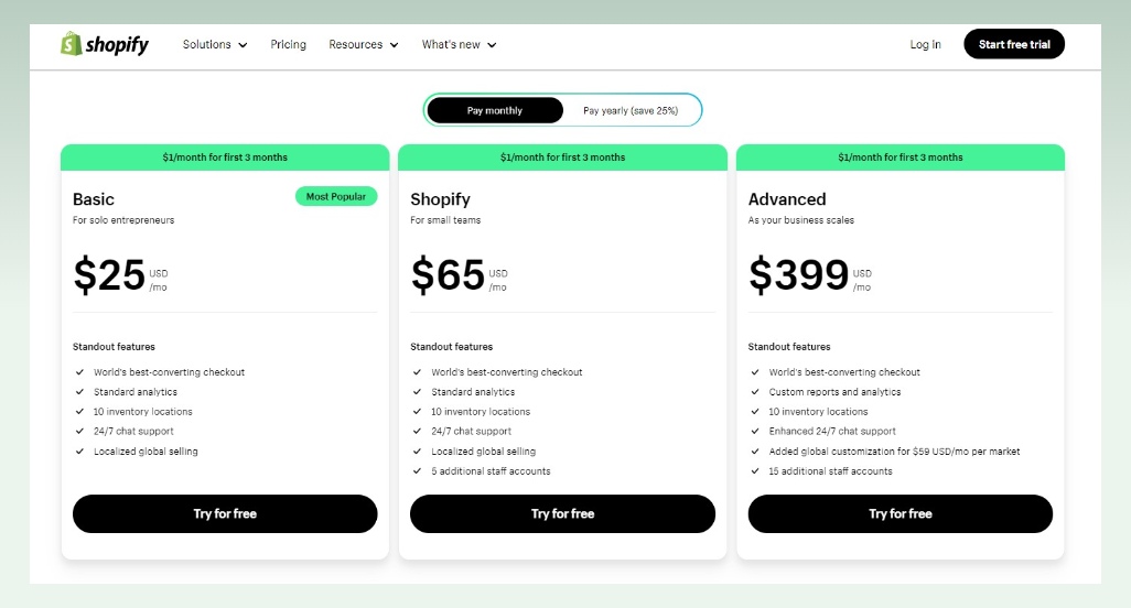 shopify-pricing-plan