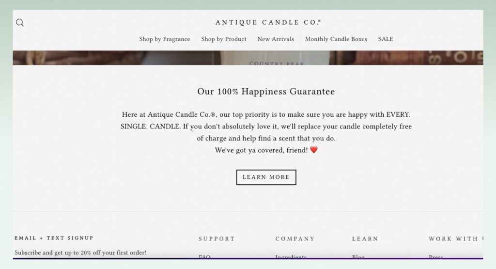Antique-Candle-Co-marketing-service