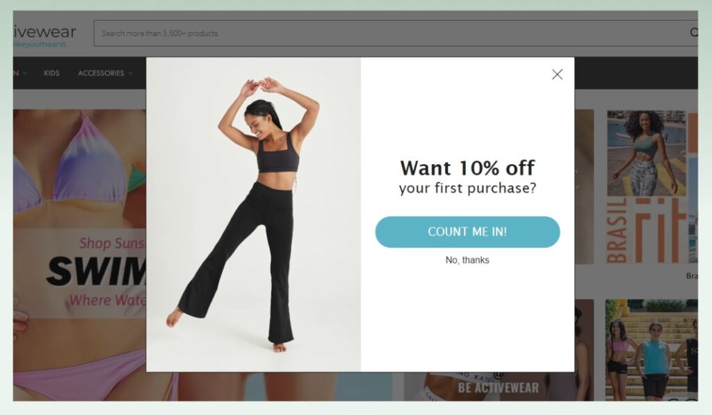 Be-activewear-offer-subscribers