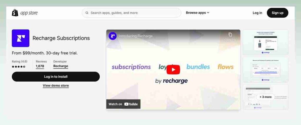 Recharge-Subscriptions 