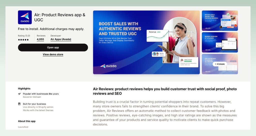 air-review-shopify-app