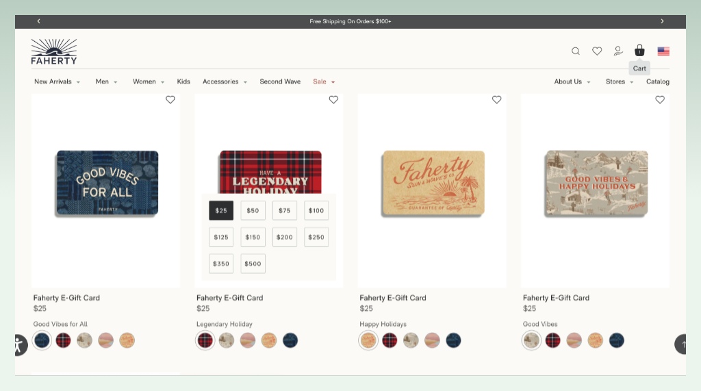 faherty-shopify-clothing-stores-examples