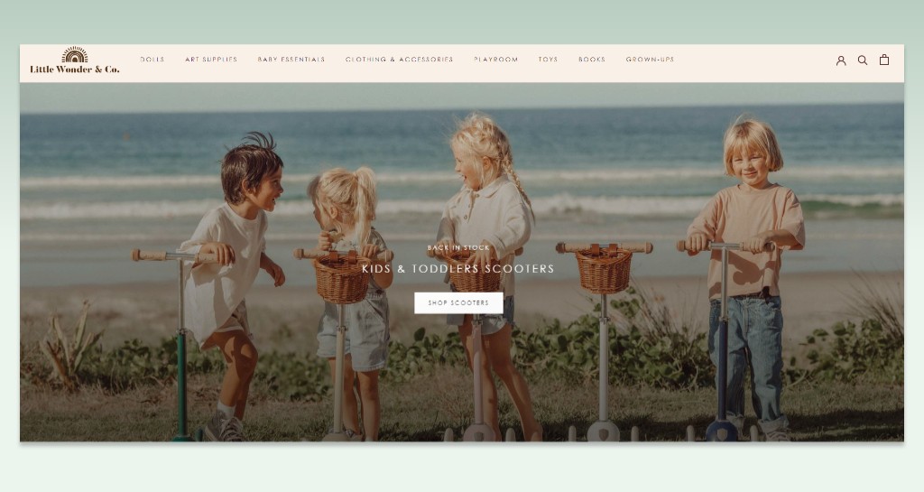 little-wonder-and-co-homepage-website-store-shopify-toy-stores