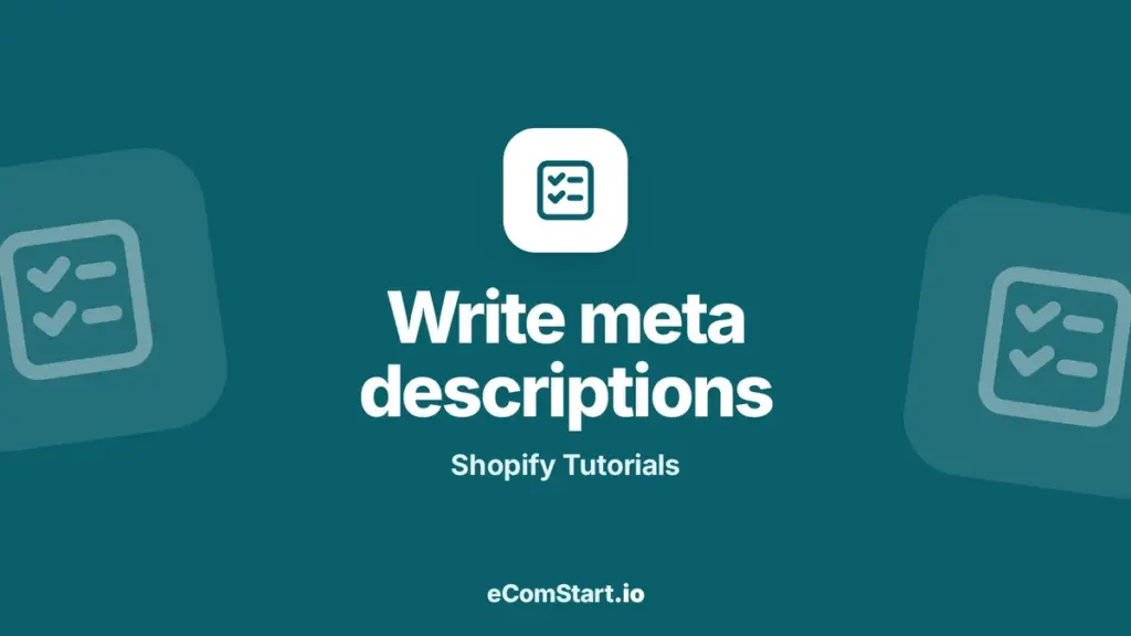 Write meta descriptions - guide cover