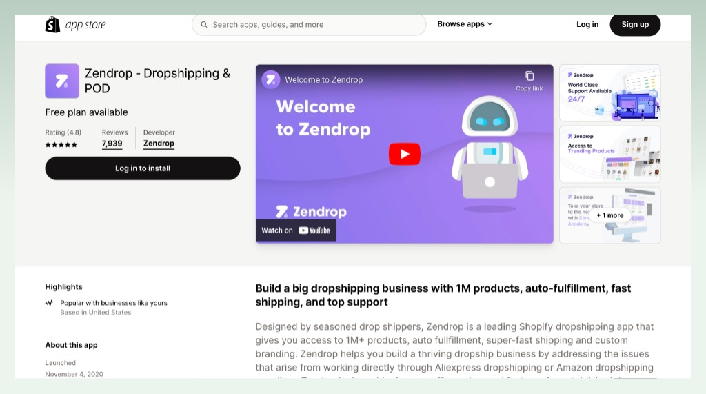 zendrop-best-dropshipping-apps-for-shopify