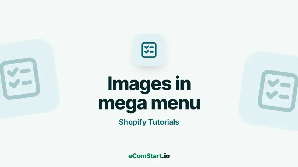 Images in mega menu - guide cover