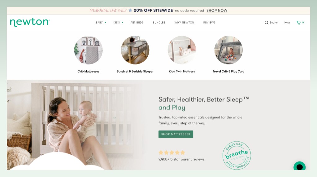 newton-baby-best-infant-websites