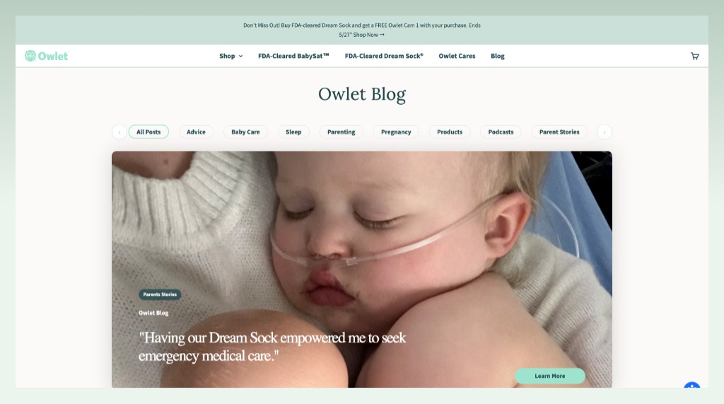 owlet-care-best-infant-websites
