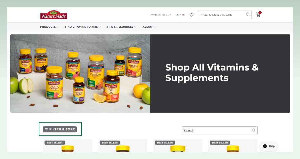 2-health-shopify-stores-sorting