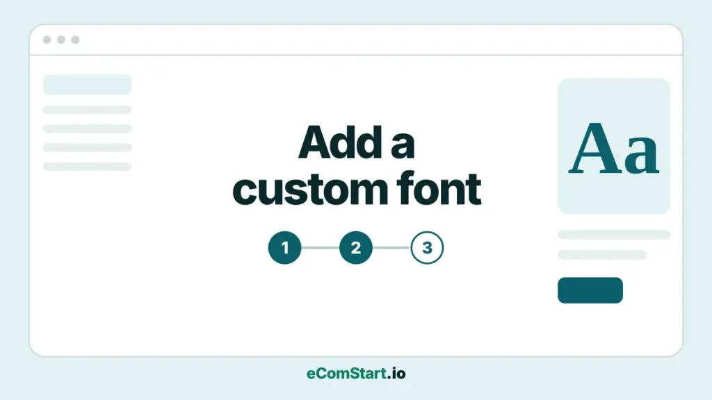 Add a custom font - how-to cover