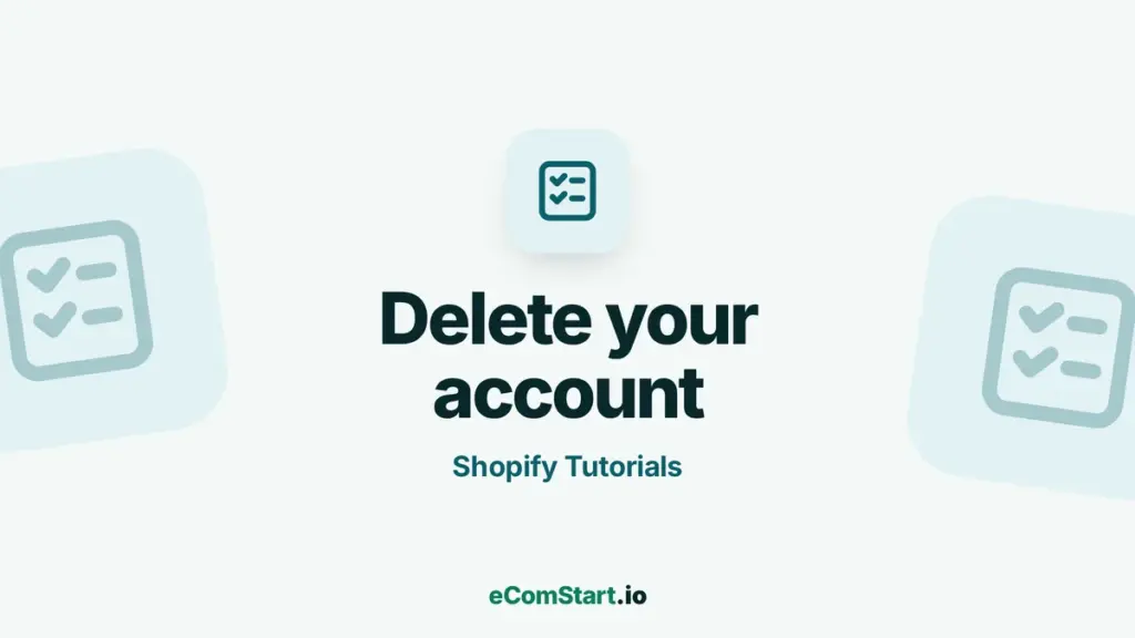 Delete your account - guide cover