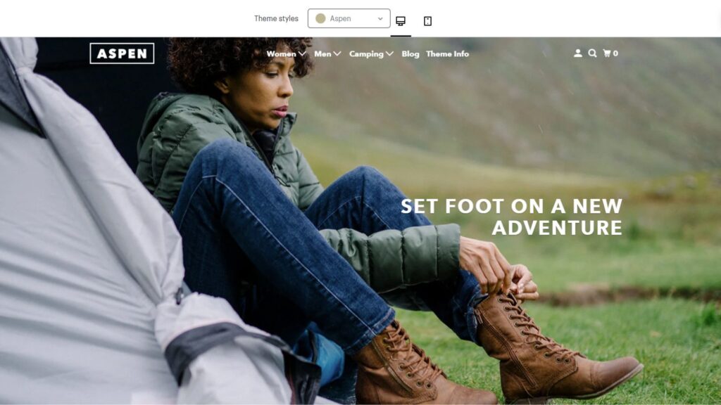 Parallax Shopify theme