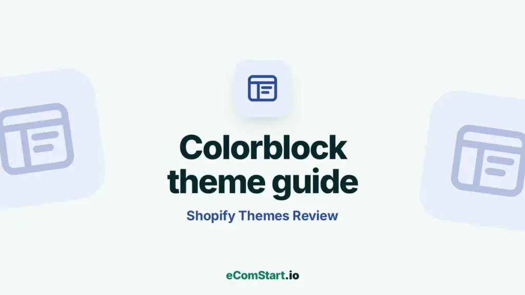 Colorblock theme guide - guide cover