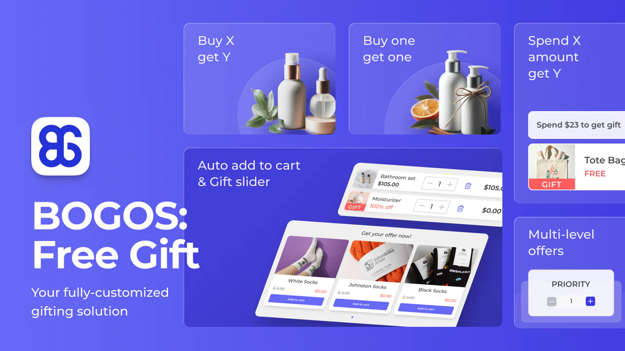 BOGOS.io Free Gift Buy X Get Y