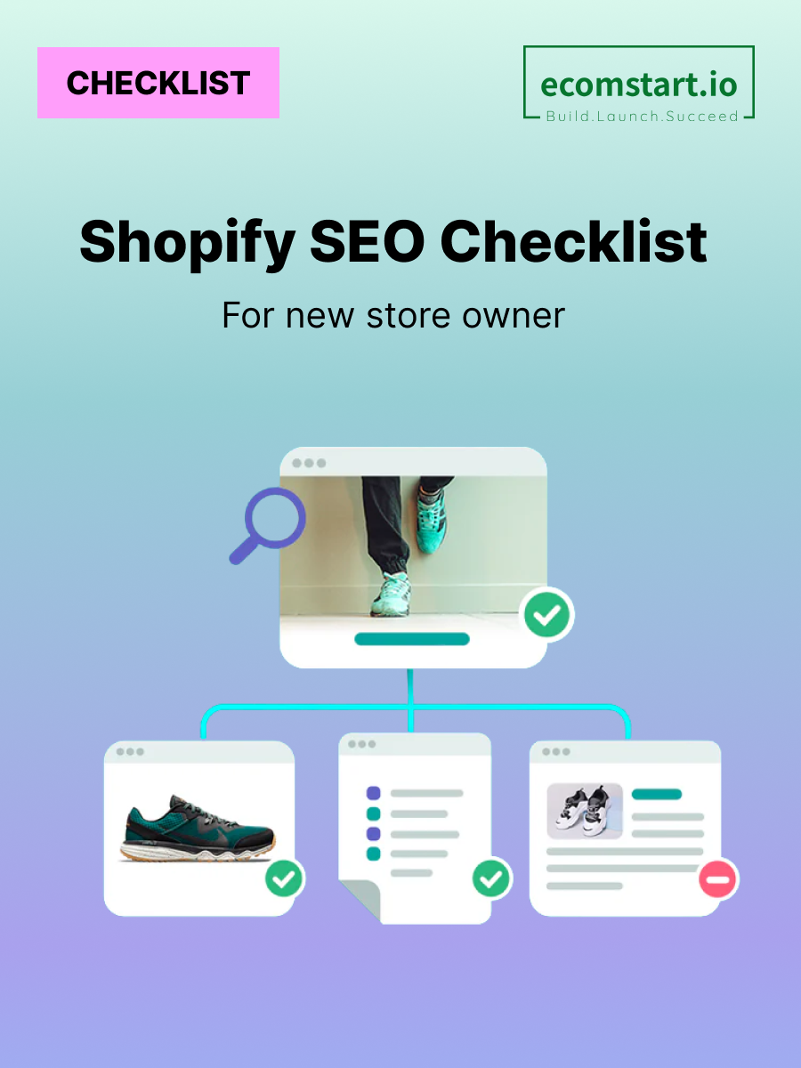 Shopify SEO checklist cover