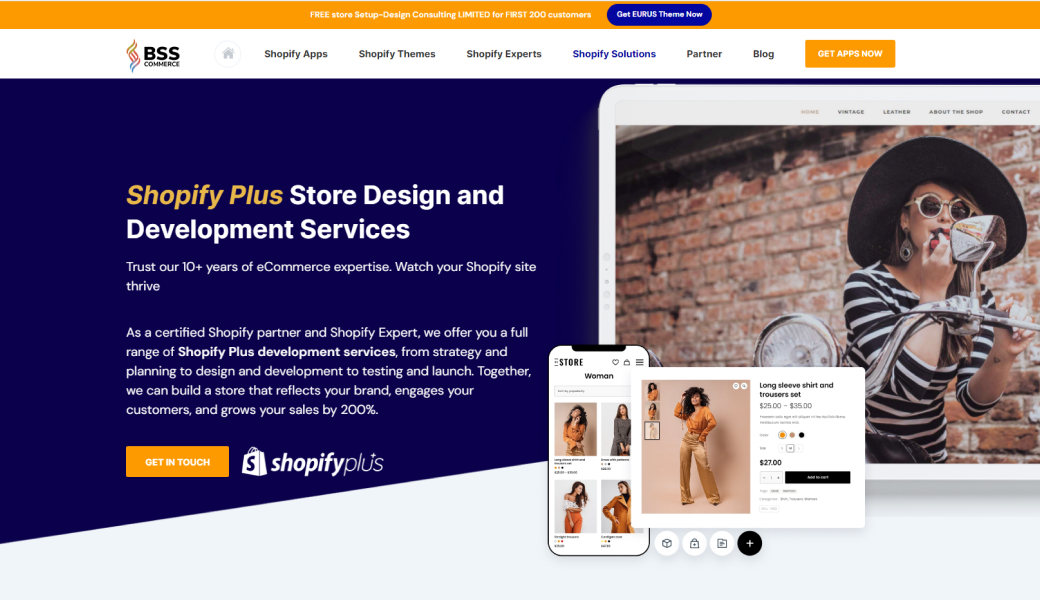 Shopify Plus Development Services BSS Commerce