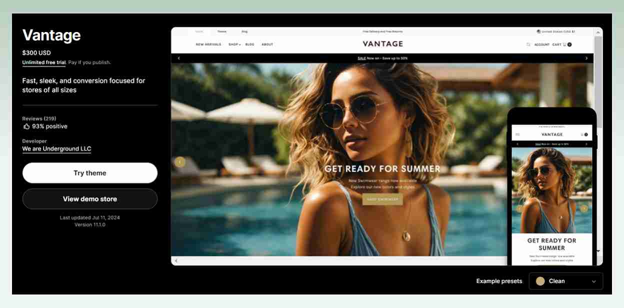 Vantage-Shopify-theme  