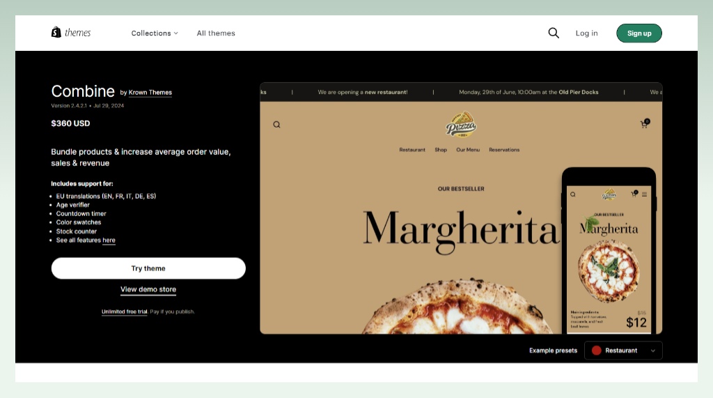 best-shopify-theme-for-food-products-download