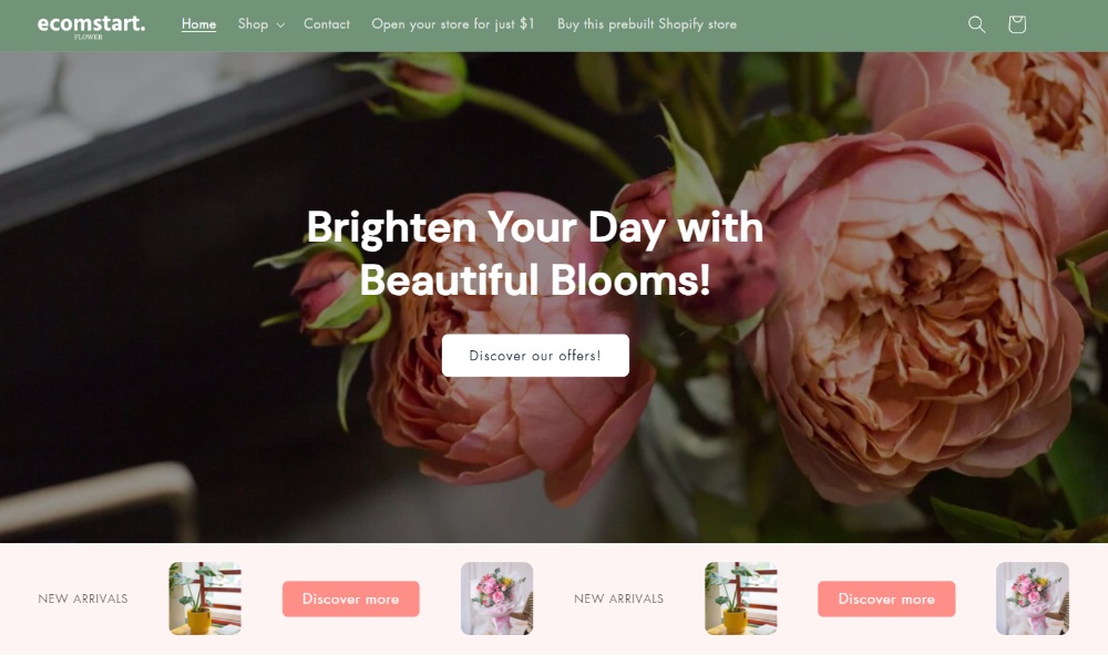 ecomstart-flower-standard-prebuilt-store