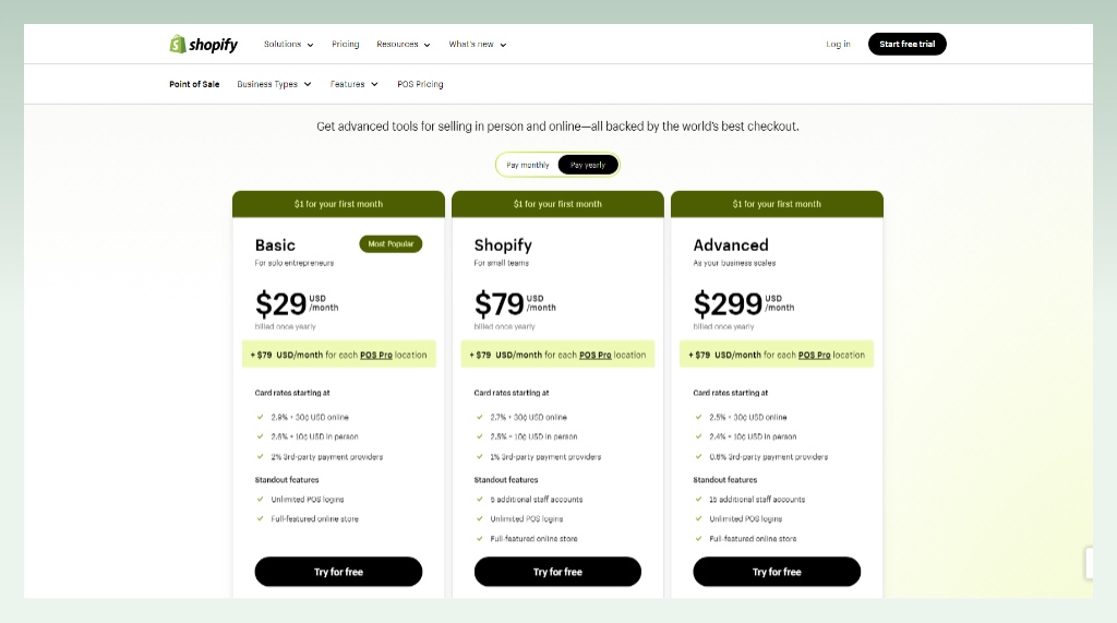 shopify-pricing-best-pos-system-for-farmers-market