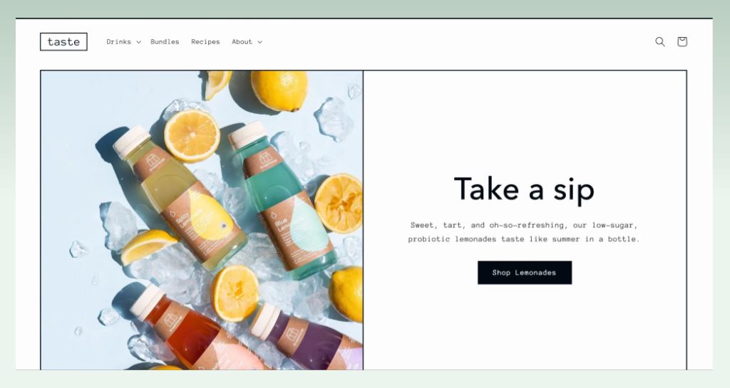 shopify-taste-theme-supplements