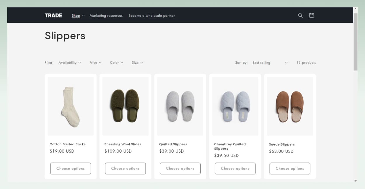 trade-view-best-free-Shopify-theme-for-shoes