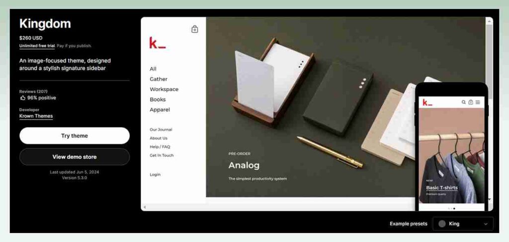 Kingdom-Shopify-theme  