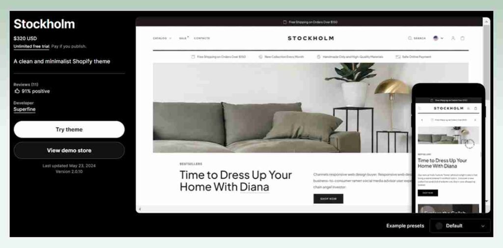 Stockholm-Shopify-theme  