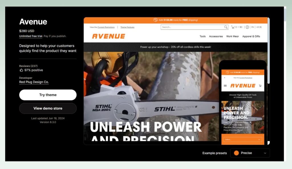 avenue-best-print-on-demand-shopify-theme