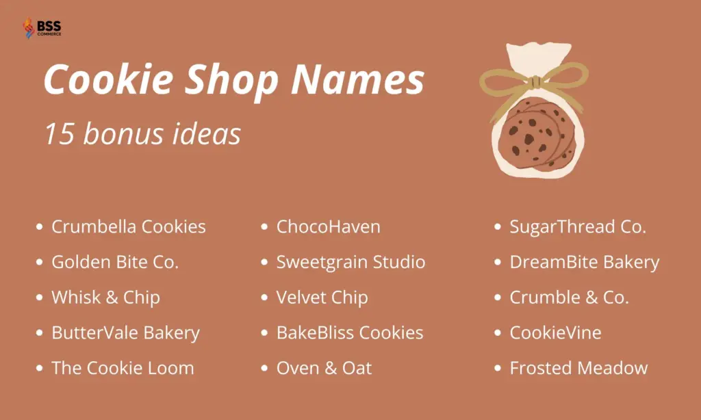 cookie shop name ideas