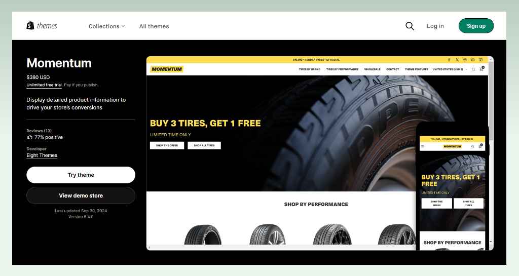 5-best-shopify-theme-for-auto-parts-momentum