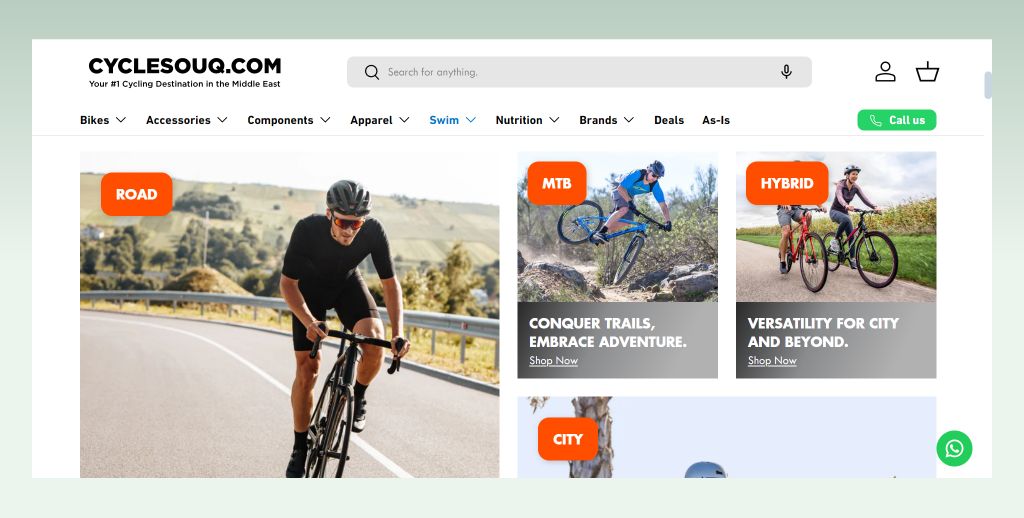 Shopify-store-using-Enterprise-theme-cyclesouqcom