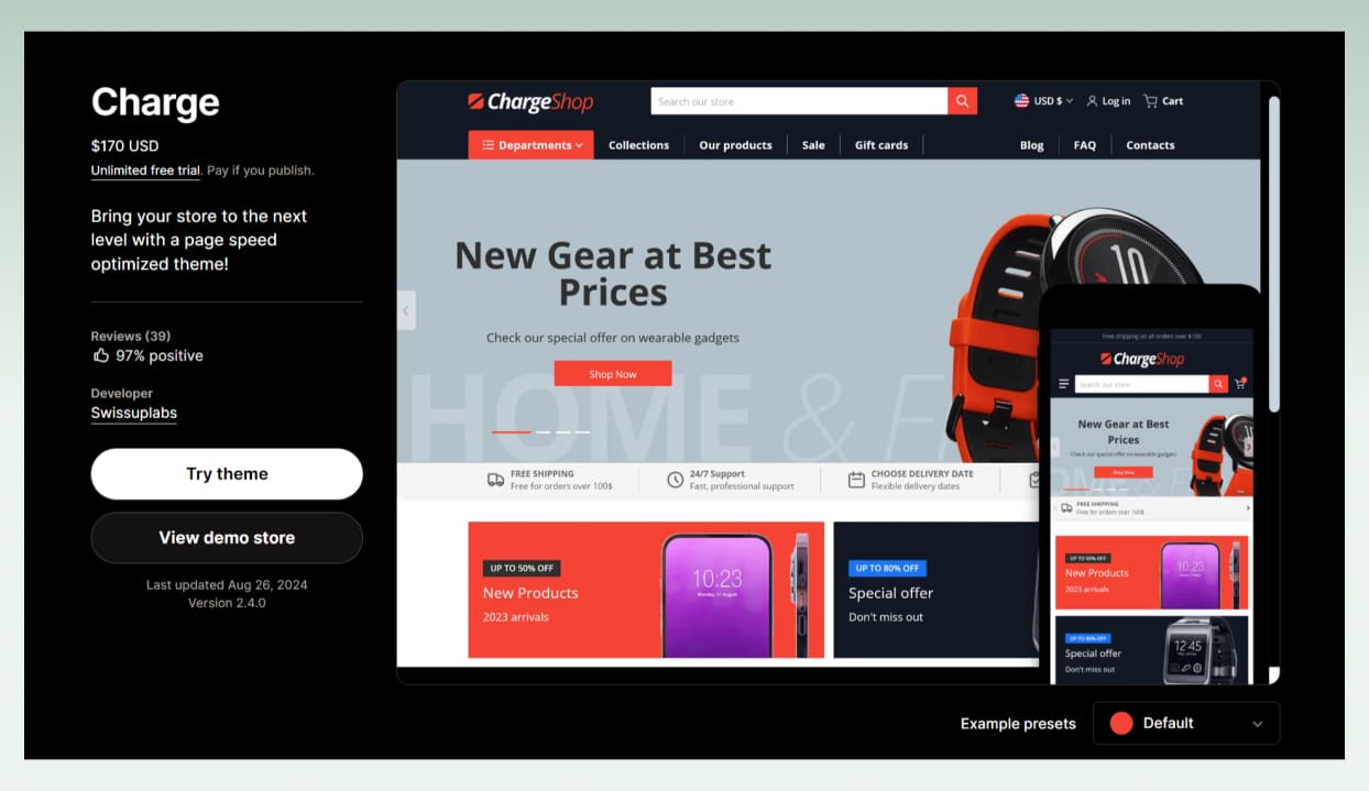 Top 7 Best Shopify Theme for Technology