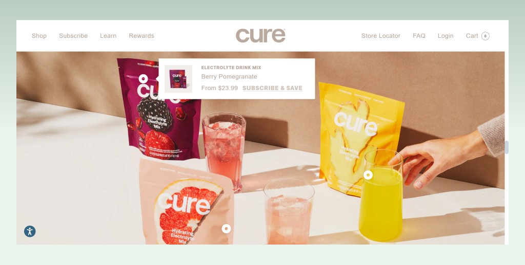 Cure-shopify-store-using-focal-shopify-theme