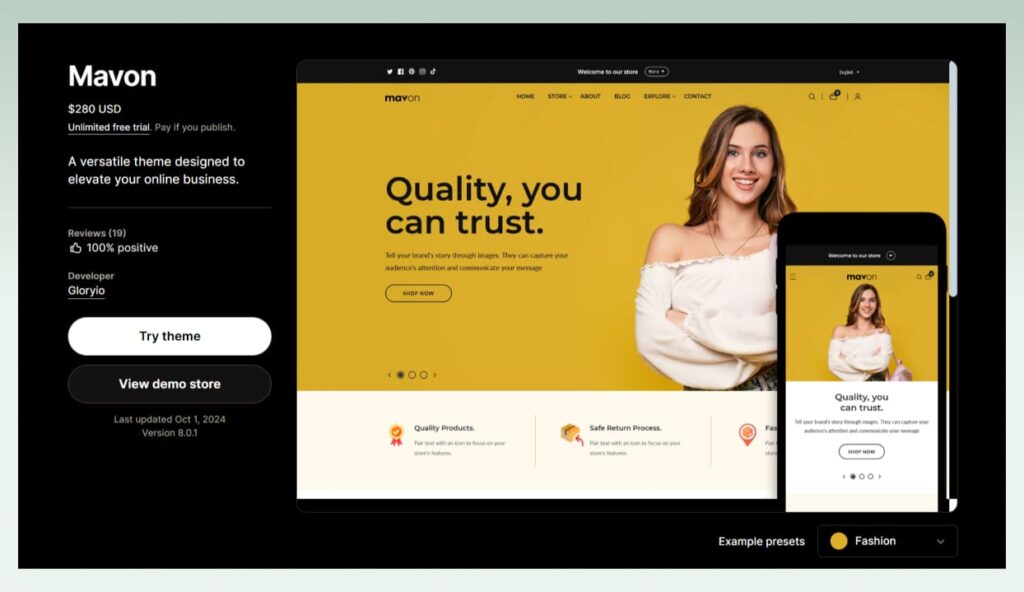 mavon-best-Shopify-theme-for-technology