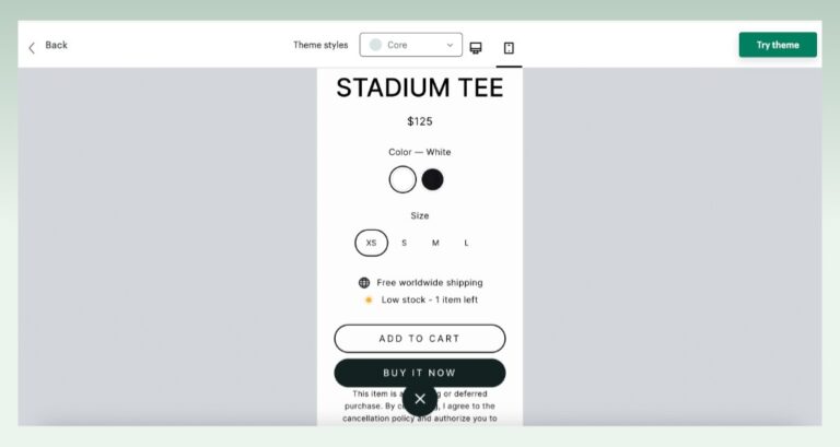 Streamline Shopify Theme Review: An Eye-catching Design