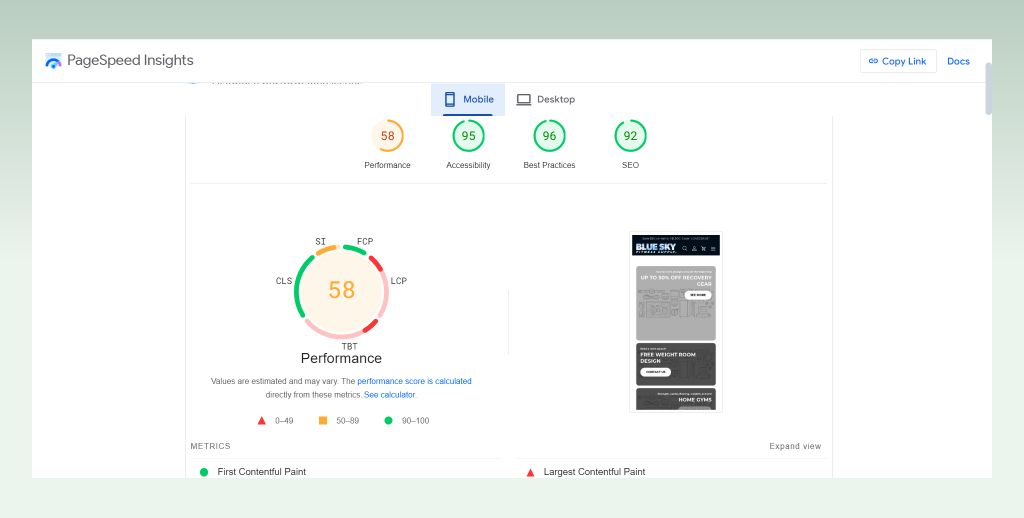 shopify-enterprise-page-speed-performance-on-mobile