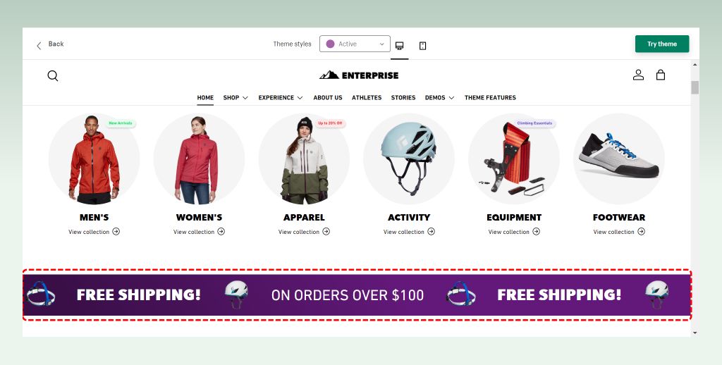 shopify-enterprise-theme-infinite-scrolling-sidebar